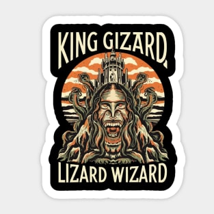 Lizard Wizard Sticker